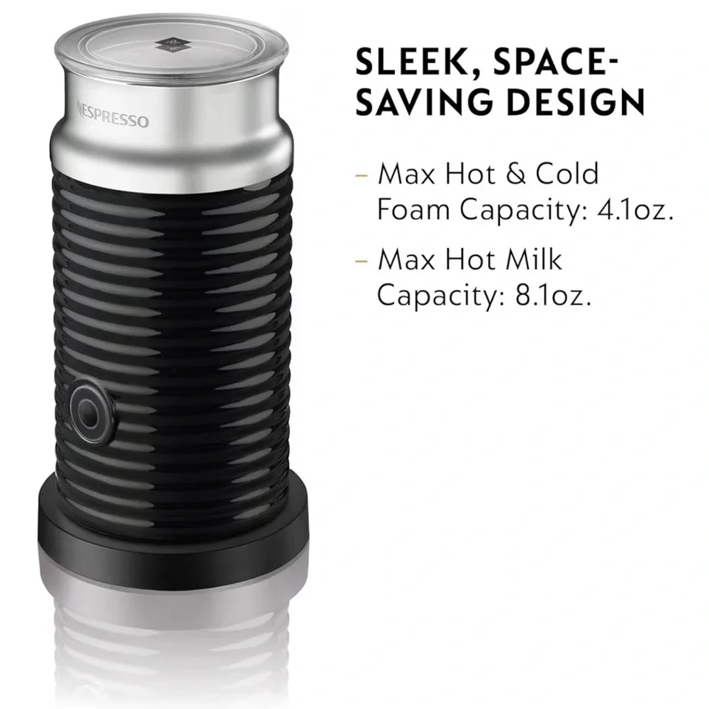 Nespresso Black and Silver Milk Frother